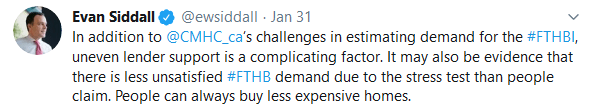 Evan Siddall defends FTHBI results