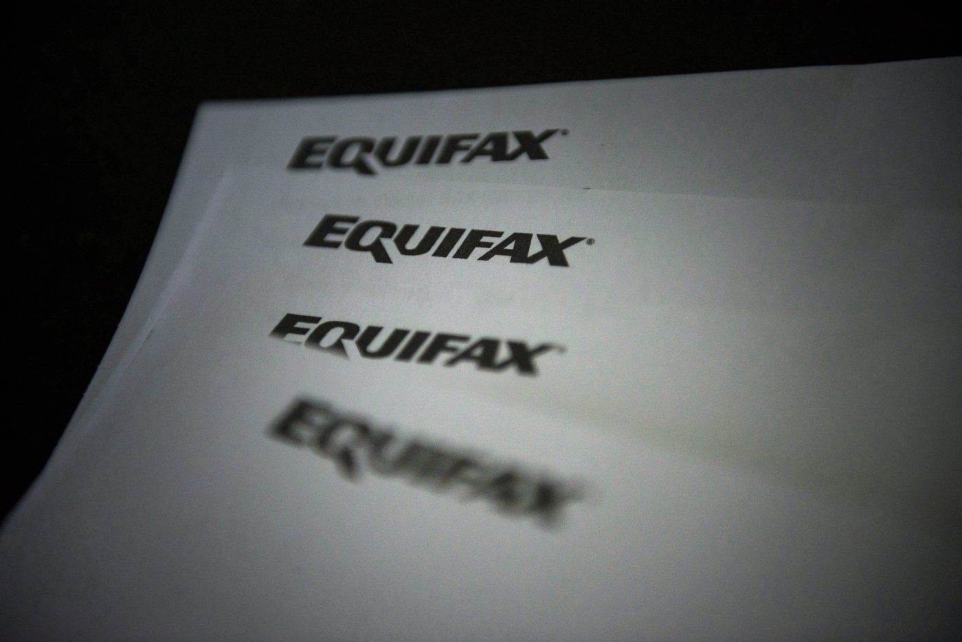 Equifax logos are shown on paper in Toronto on Oct.17, 2019. Equifax Canada says Ontario and British Columbia saw mortgage delinquency rates soar in the fourth quarter of 2023, surpassing pre-pandemic levels.THE CANADIAN PRESS/Christopher Katsarov Equifax logos are shown on paper in Toronto on Oct.17, 2019. Equifax Canada says Ontario and British Columbia saw mortgage delinquency rates soar in the fourth quarter of 2023, surpassing pre-pandemic levels.THE CANADIAN PRESS/Christopher Katsarov